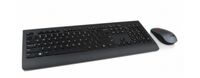 Lenovo 4X30H56829 toetsenbord RF Draadloos QWERTY Amerikaans Engels Zwart - thumbnail