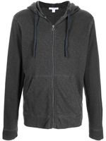 James Perse hoodie zippé en polaire - Gris