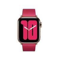 Apple origineel Modern Buckle Apple Watch large 38mm / 40mm / 41mm Raspberry - MXPC2ZM/A - thumbnail