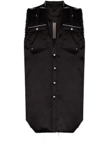 Rick Owens gilet Outershirt - Noir