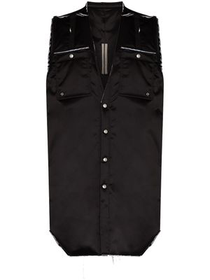 Rick Owens gilet Outershirt - Noir