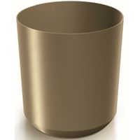 Prosperplast Plantenpot/bloempot Babylon - kunststof - buiten/binnen - goud - D24 x H24 cm   -