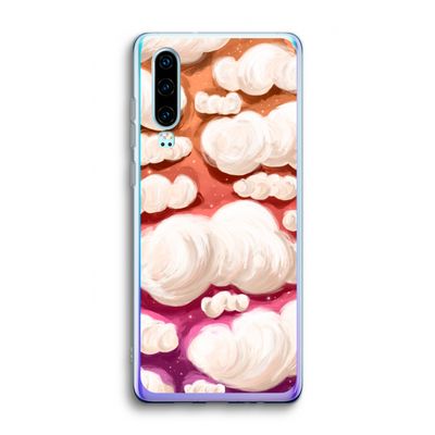 Katoen Wolken: Huawei P30 Transparant Hoesje