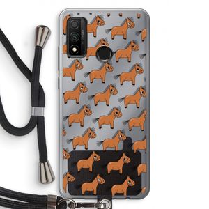 Pony: Huawei P Smart (2020) Transparant Hoesje met koord