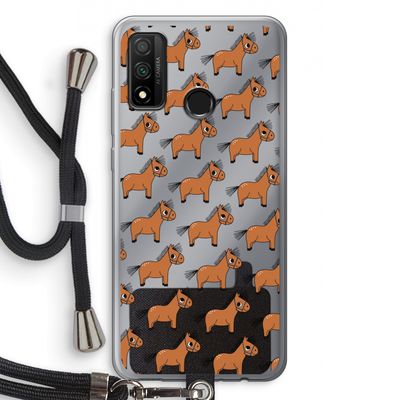 Pony: Huawei P Smart (2020) Transparant Hoesje met koord