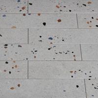 Dateg Wandtegel Terrazzo Mat Grijs 7,5x30 Inhoud doos 0,5m2