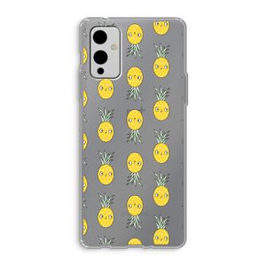 Ananas: OnePlus 9 Transparant Hoesje