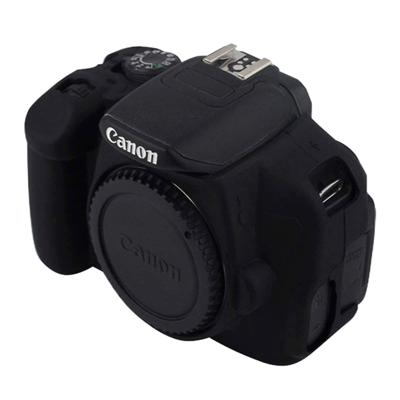 PULUZ zachte siliconen beschermhoes voor Canon EOS 650D/700D (zwart)