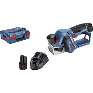 Bosch Professional GHO 12V-20 Accuschaafmachine Incl. 2 accus, Incl. koffer Schaafbreedte: 56 mm 12 V 3 Ah Felsdiepte (max.): 17 mm