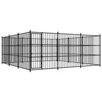 vidaXL Hondenkennel voor buiten 450x450x185 cm - thumbnail
