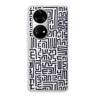 Moroccan Print: Huawei P50 Pro Transparant Hoesje
