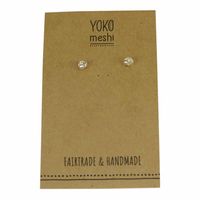 Zilveren Oorbellen Oneindige Knoop (4 mm) - thumbnail