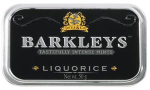 Barkleys Barkleys Tin Liquorice 50 Gram