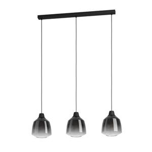 EGLO Sedbergh Hanglamp - E27 - 90 cm - Zwart - Glas