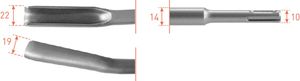 Sleuvenbeitel sds plus 22x240mm