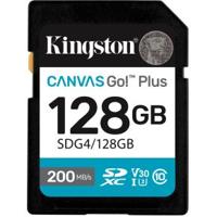 Kingston Technology 128GB SDXC Canvas Go Plus Gen4 200MB/s C10 UHS-I U3 V30 Kingston Technology 128GB SDXC Canvas Go Plus Gen4 200MB/s C10 UHS-I U3 V30