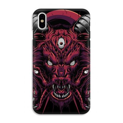 Hell Hound and Serpents: iPhone X Tough Case