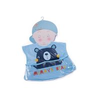 Gamberritos Slabbetje Mummy's Bear Eva Blauw - thumbnail