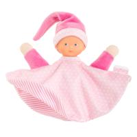 Corolle tidoudou - roze knuffeldoek, 17cm