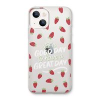 Don't forget to have a great day: iPhone 13 mini Transparant Hoesje