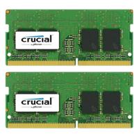 Crucial 16GB (2x8GB) DDR4 2400 SODIMM 1.2V Werkgeheugenset voor laptop DDR4 16 GB 2 x 8 GB 2400 MHz 260-pins SO-DIMM CL17 CT2K8G4SFS824A - thumbnail