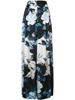 Off-White floral palazzo pants - Noir