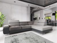 OP=OP Slaapbank met opbergruimte Sem - Hoekbank Links - Zwart