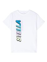 Stella McCartney Kids t-shirt à logo imprimé - Blanc