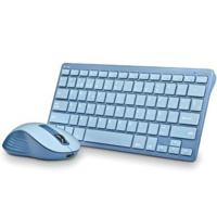 Toetsenbord en muis NGS FANTASYKITBLUE Qwerty Spaans Blauw Roze
