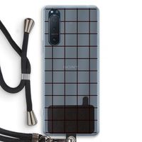 Rooster: Sony Xperia 5 II Transparant Hoesje met koord