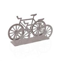 Servethouder Versa Grijs Metaal Staal Ijzer 4,5 x 9,5 x 16,5 cm Fiets