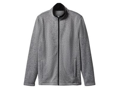 esmara Men Heren fleecevest (Grijs, XXL)