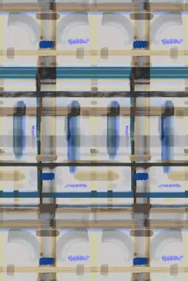 Moooi Carpets - Vloerkleed Corinthian Check - Rectangle Cobolt Soft Yarn -