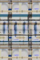 Moooi Carpets - Vloerkleed Corinthian Check - Rectangle Cobolt Soft Yarn -