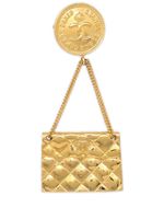 CHANEL Pre-Owned broche sac (1991) - Or