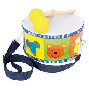 Small Foot houten trommel dieren met stokken, 3dlg.