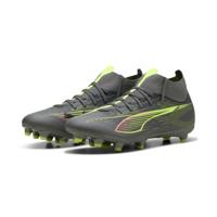 PUMA Ultra 5 Match+ High Gras / Kunstgras Voetbalschoenen (MG) Donkergrijs Geel Roze