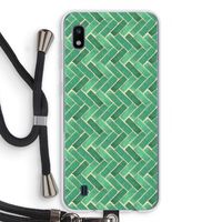 Moroccan tiles 2: Samsung Galaxy A10 Transparant Hoesje met koord