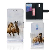 Nokia 2.3 | Telefoonhoesje | Met pasjeshouder | Paarden