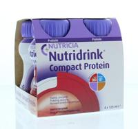 Nutridrink Compact protein rode vruchten 125 gram 4 Stuks