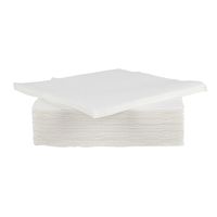 40x stuks luxe kwaliteit servetten wit 38 x 38 cm - Feestservetten - thumbnail