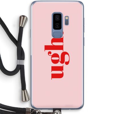 Ugh: Samsung Galaxy S9 Plus Transparant Hoesje met koord