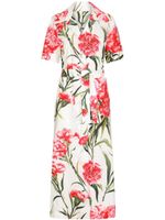 Dolce & Gabbana robe-chemise à fleurs - Blanc
