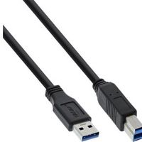 InLine 35330 USB-kabel 3 m USB 3.2 Gen 1 (3.1 Gen 1) USB A USB B Zwart - thumbnail