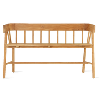 HKliving Eetkamerbank Hout - thumbnail