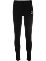 Ea7 Emporio Armani legging à logo imprimé - Noir - thumbnail