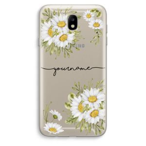Daisies: Samsung Galaxy J7 (2017) Transparant Hoesje