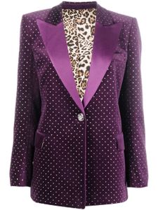 Philipp Plein blazer à ornements en cristal - Violet