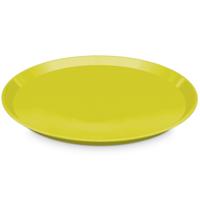 Dienblad - groen - kunststof - D34x2 cm - rond - serveerblad - kopjes/glazen