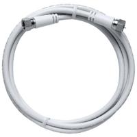 Axing Satelliet Aansluitkabel [1x F-stekker - 1x F-stekker] 3.50 m 85 dB Wit
